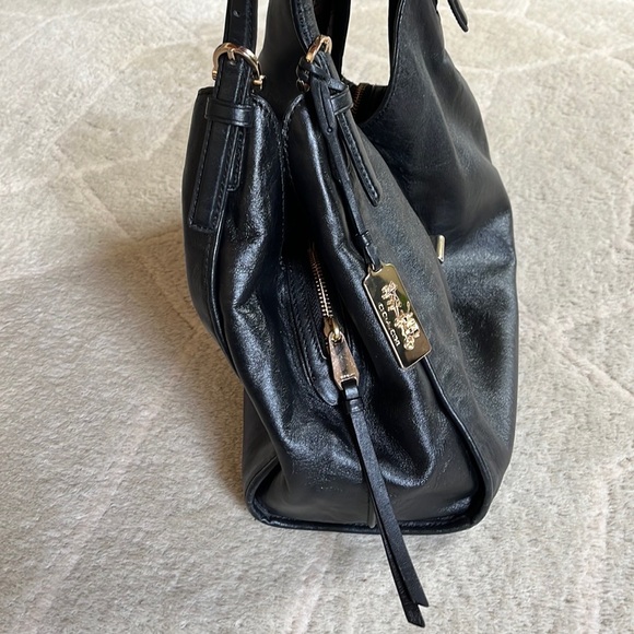 Coach Madison Leather Carlyle Shoulder Bag - Picture 6 of 16